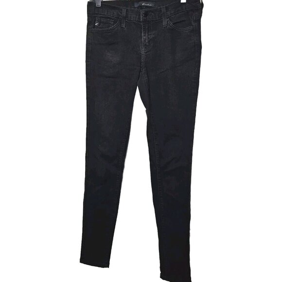 KanCan Bk1281R Black Skinny Jeans Women's High‎ Rise size 26 - Picture 1 of 10